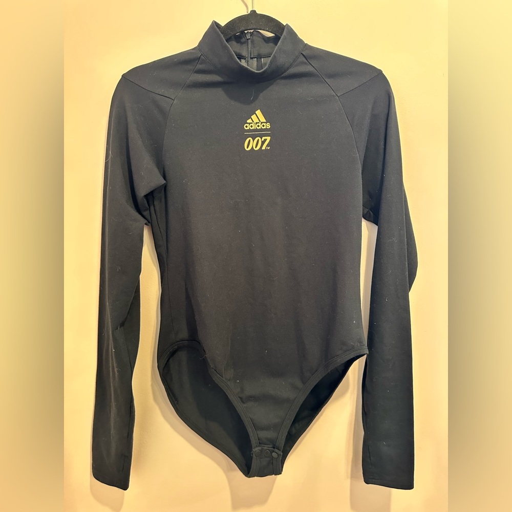 🖤🎬 Adidas Unisex Leotard x James Bond Training Jumpsuit & Bodysuit - Black 🎬
